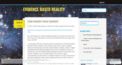 Desktop Screenshot of evidencebasedreality.com